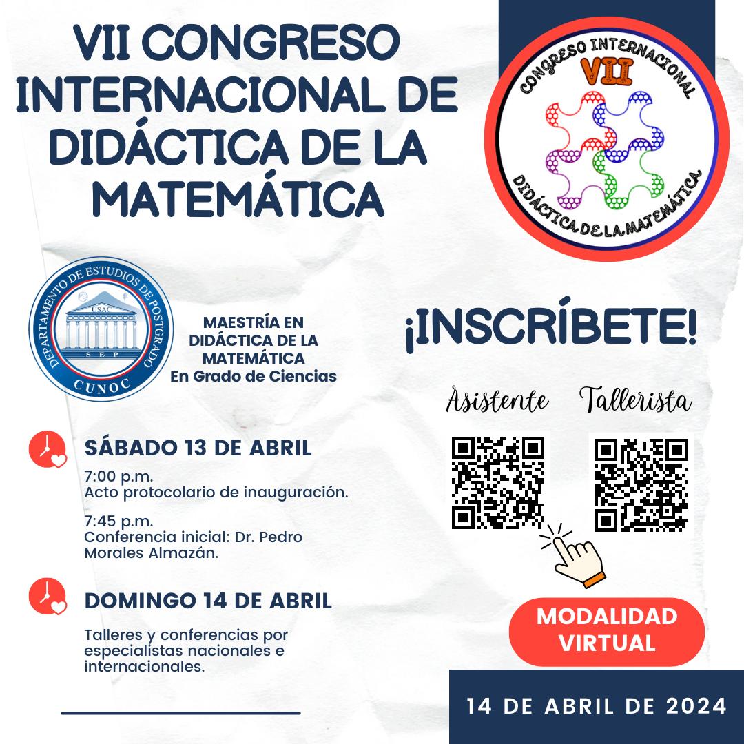 VII Congreso Internacional de Didáctica de la Matemática