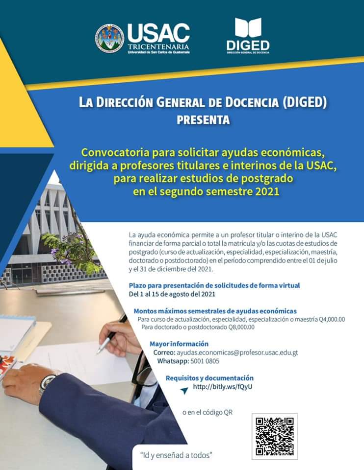 Convocatoria DIGED Para Postgrados