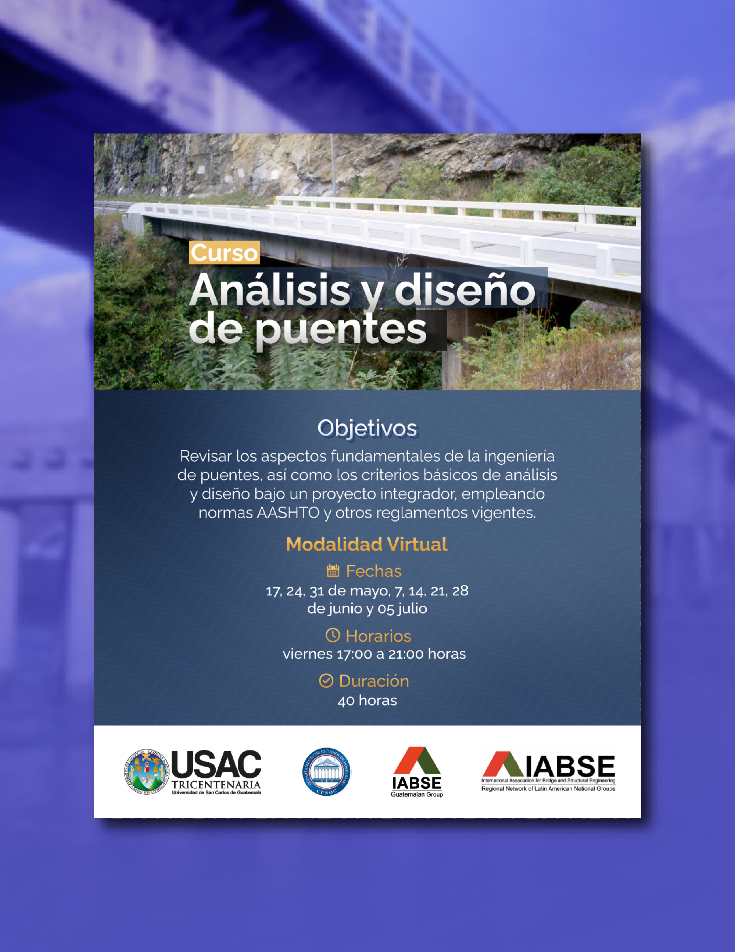 Curso de Análisis y Diseño de Puentes