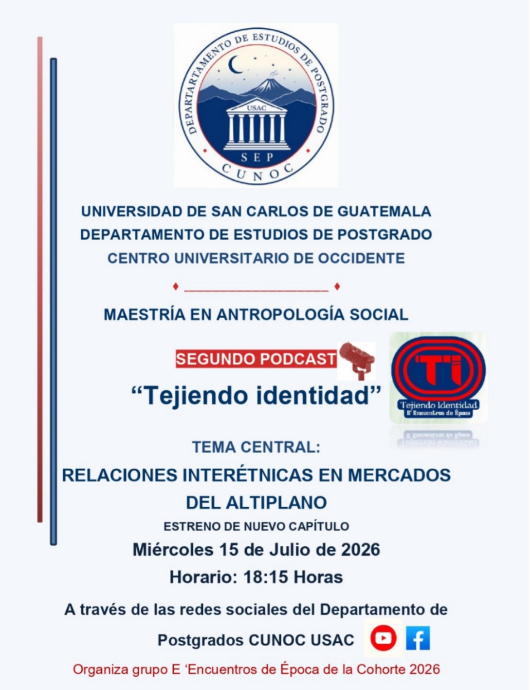 Segundo Podcast de "Tejiendo Identidad"