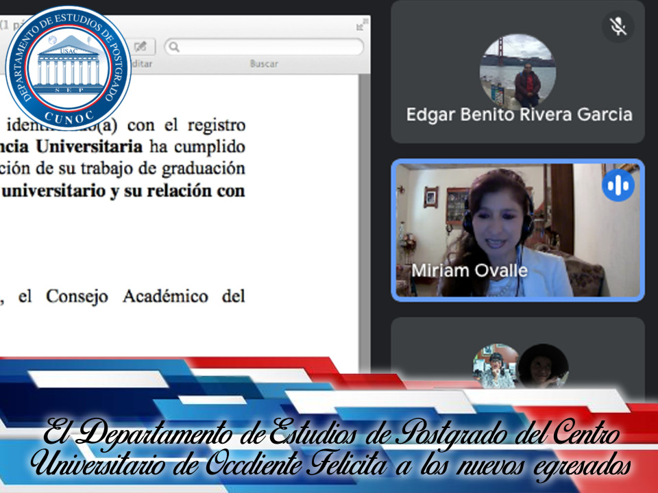 Graduación Miriam Ovalle