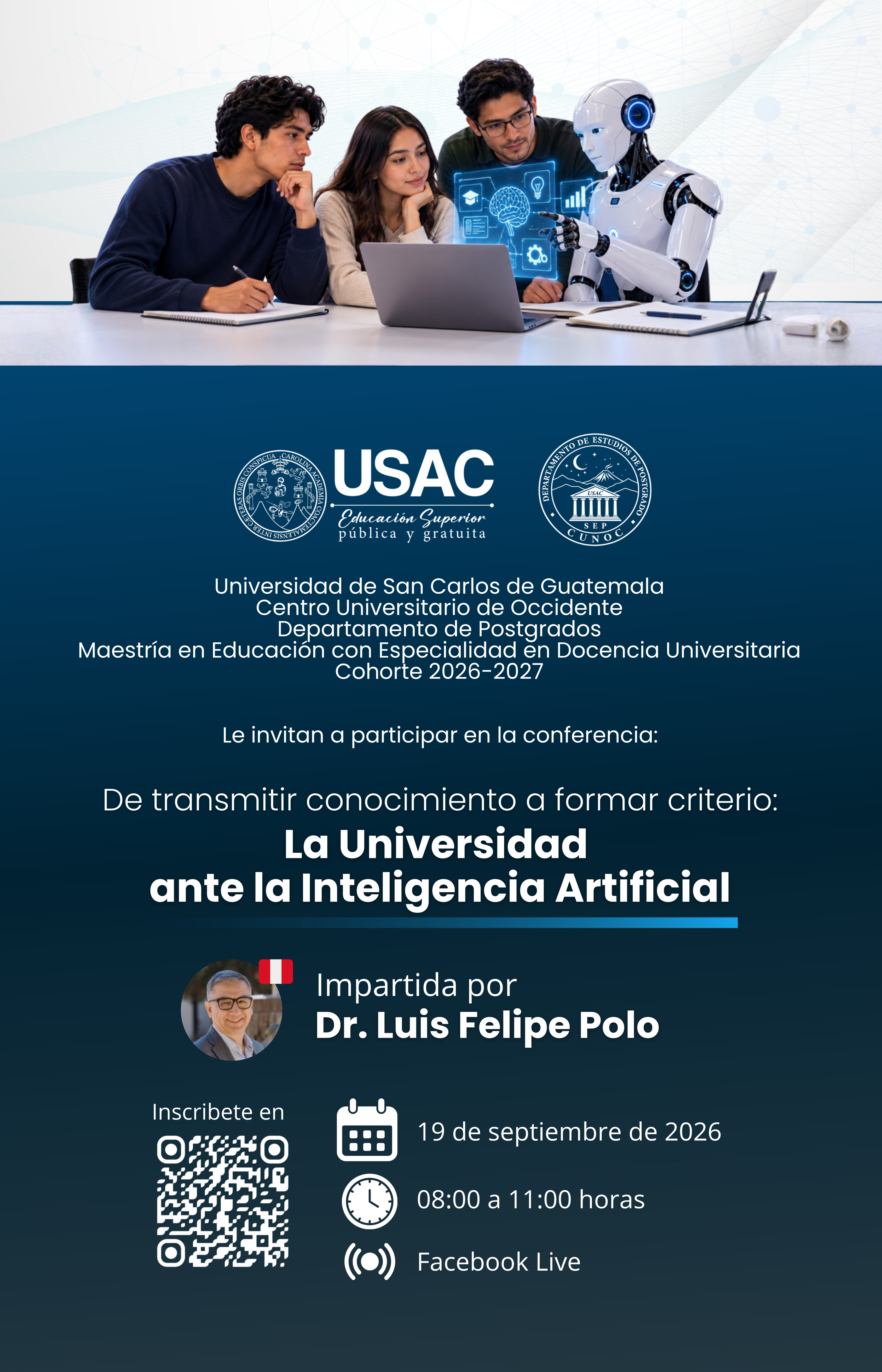 Conferencia: De Transmitir conocimiento a formar criterio