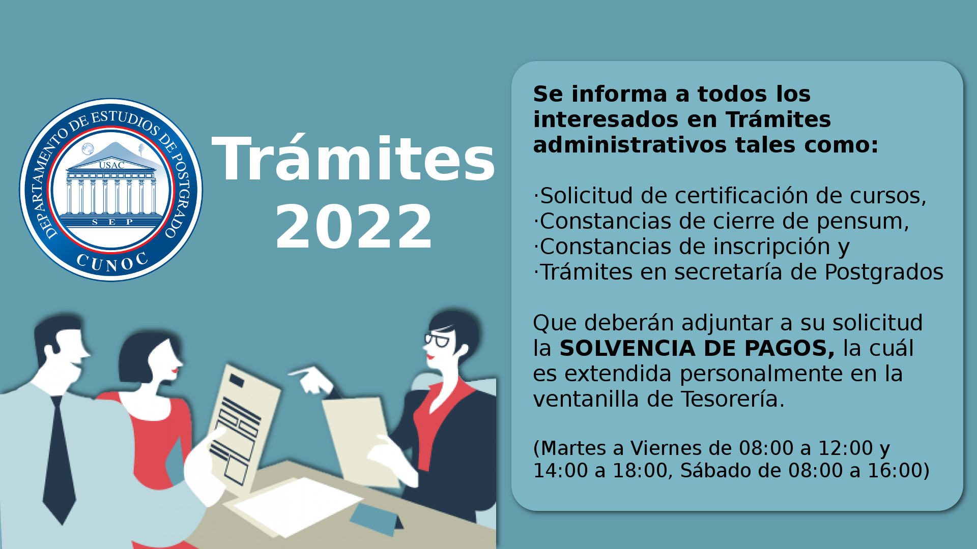Trámites Administrativos 2022