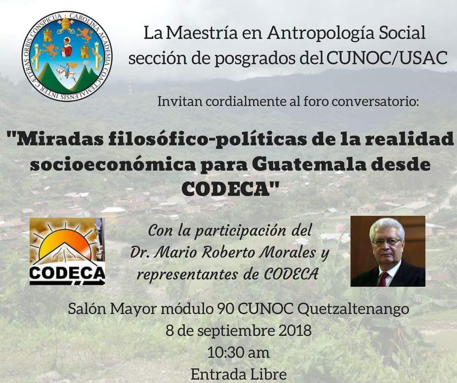 Conferencia de Maestría en Antropología