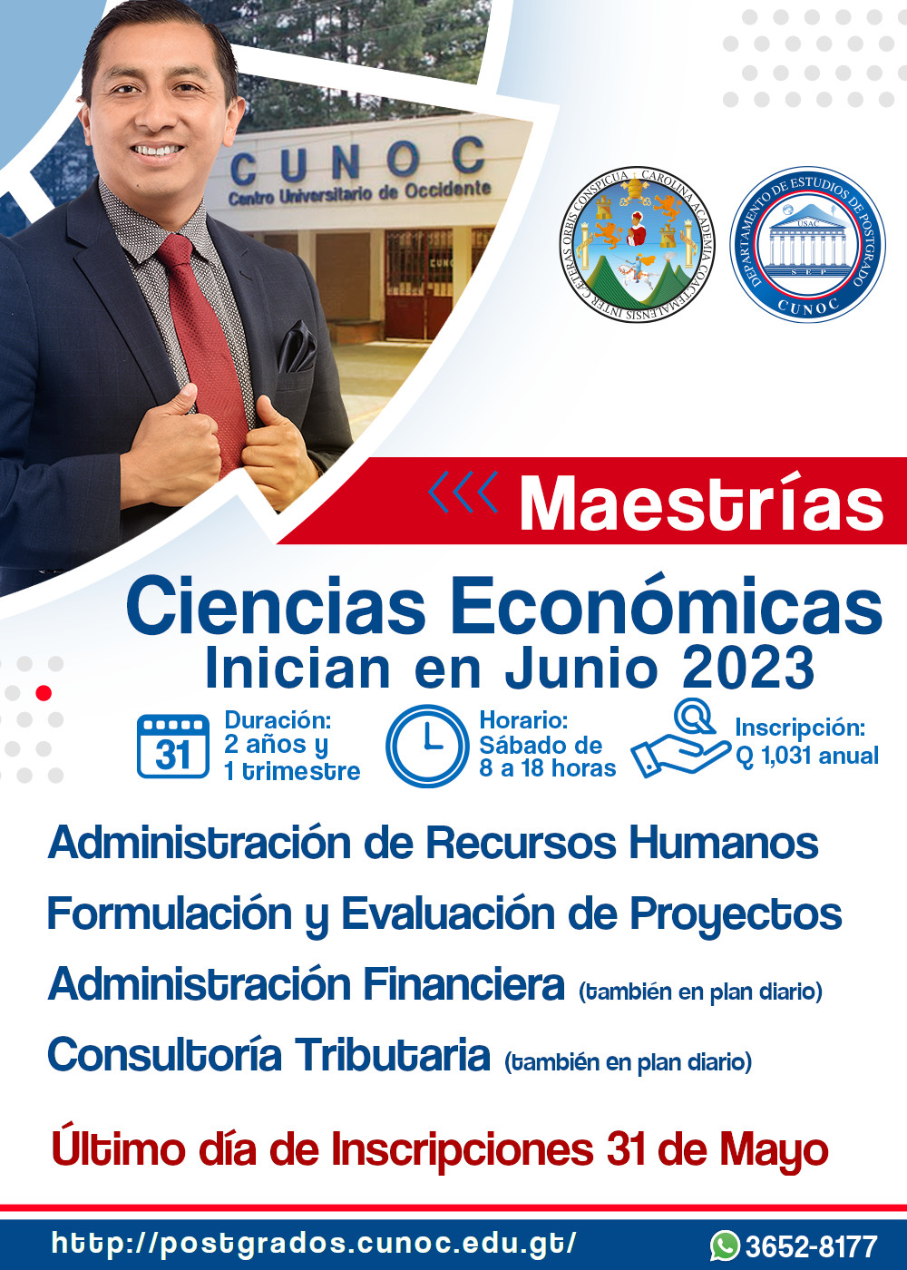 Maestrías en Ciencias Económicas Junio 2023