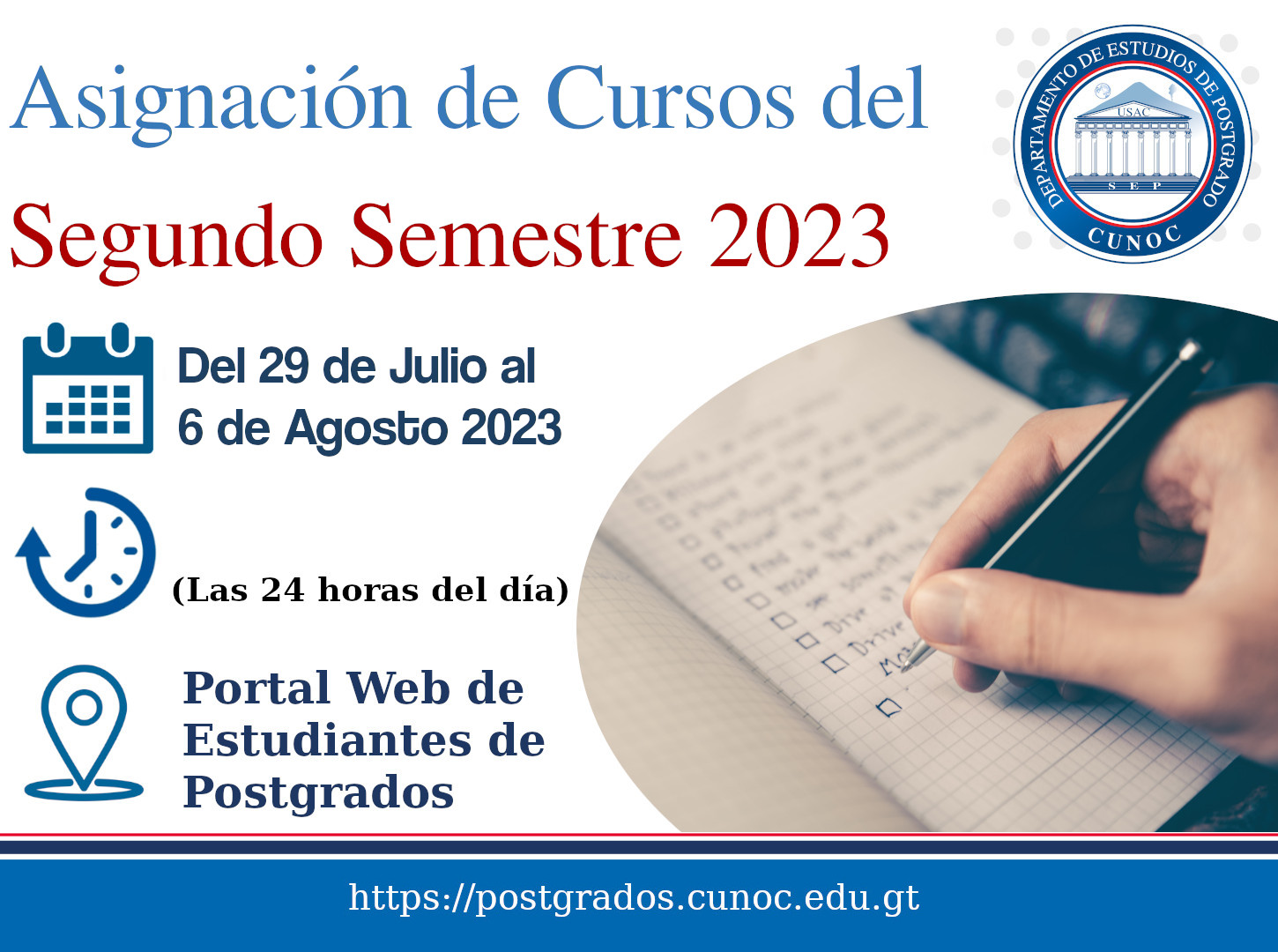 Asignación de Cursos Segundo Semestre 2023