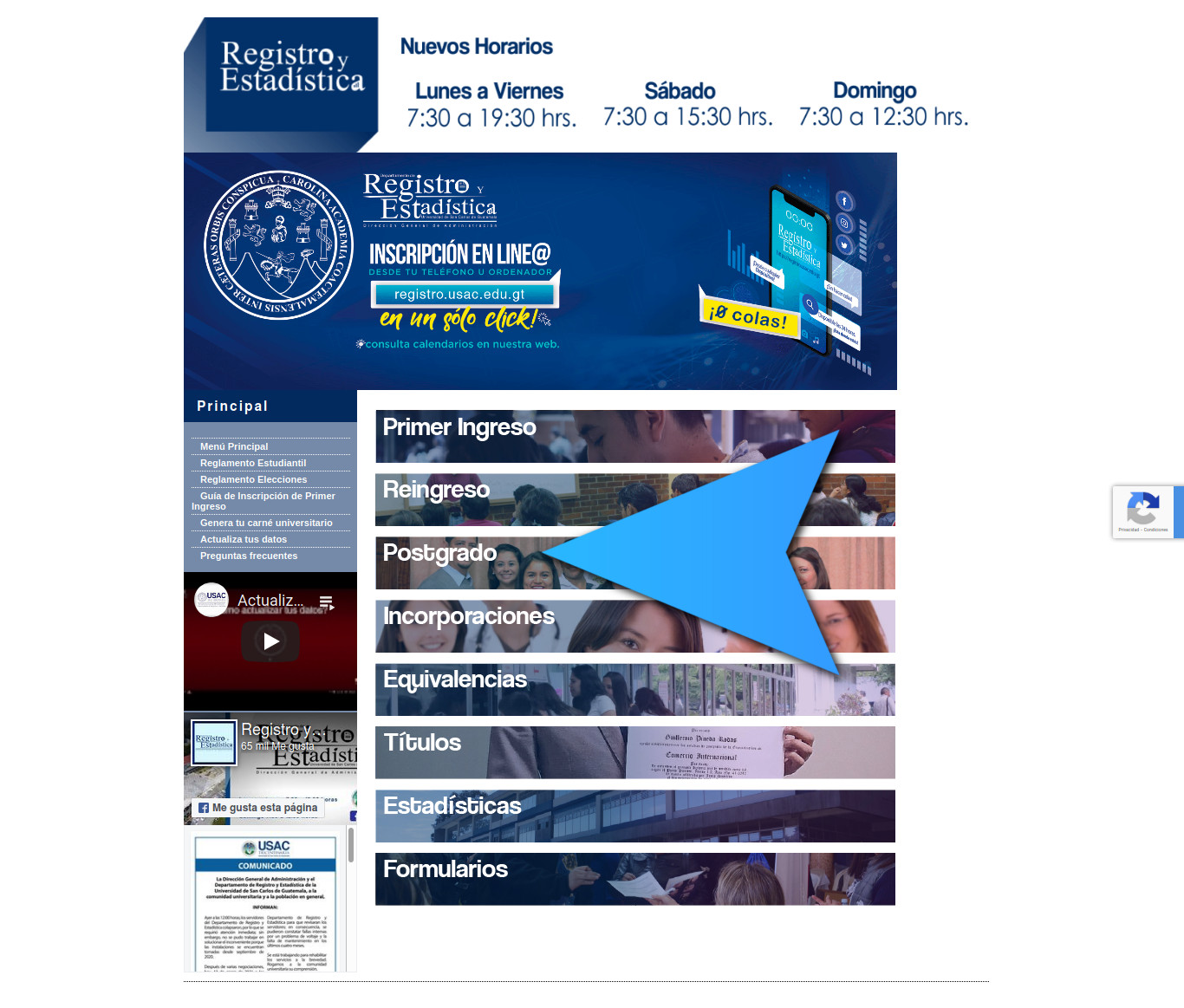 Pasos para Reingreso a Postgrados