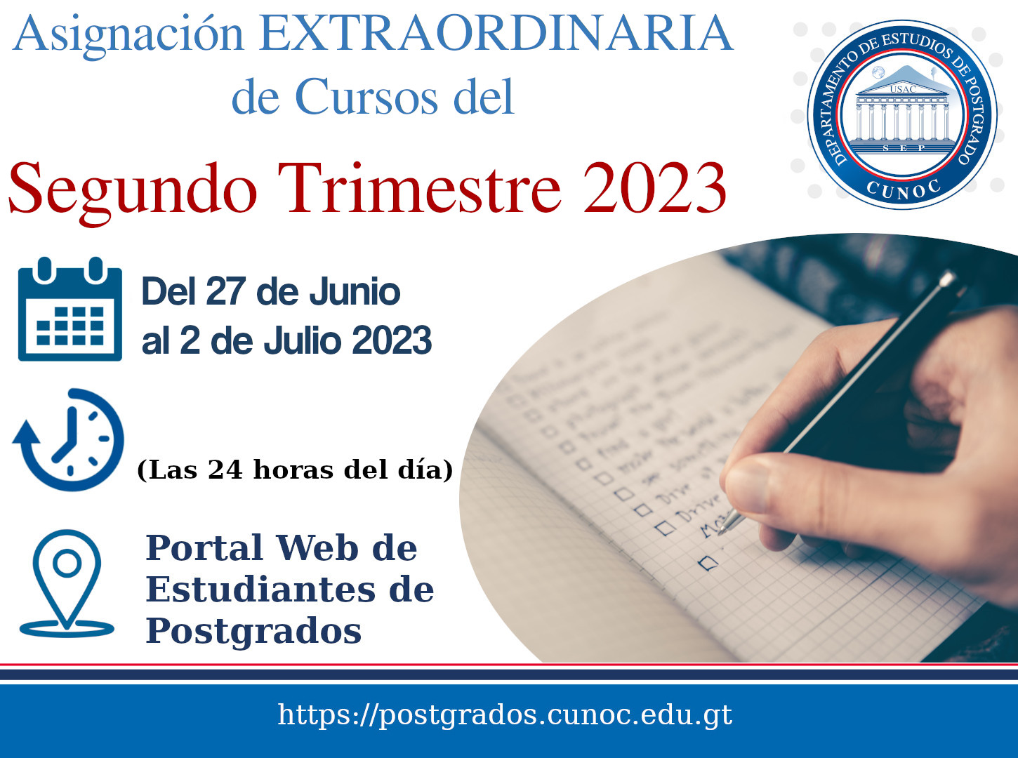 Asignaciones Extraordinarias de Segundo Trimestre 2023