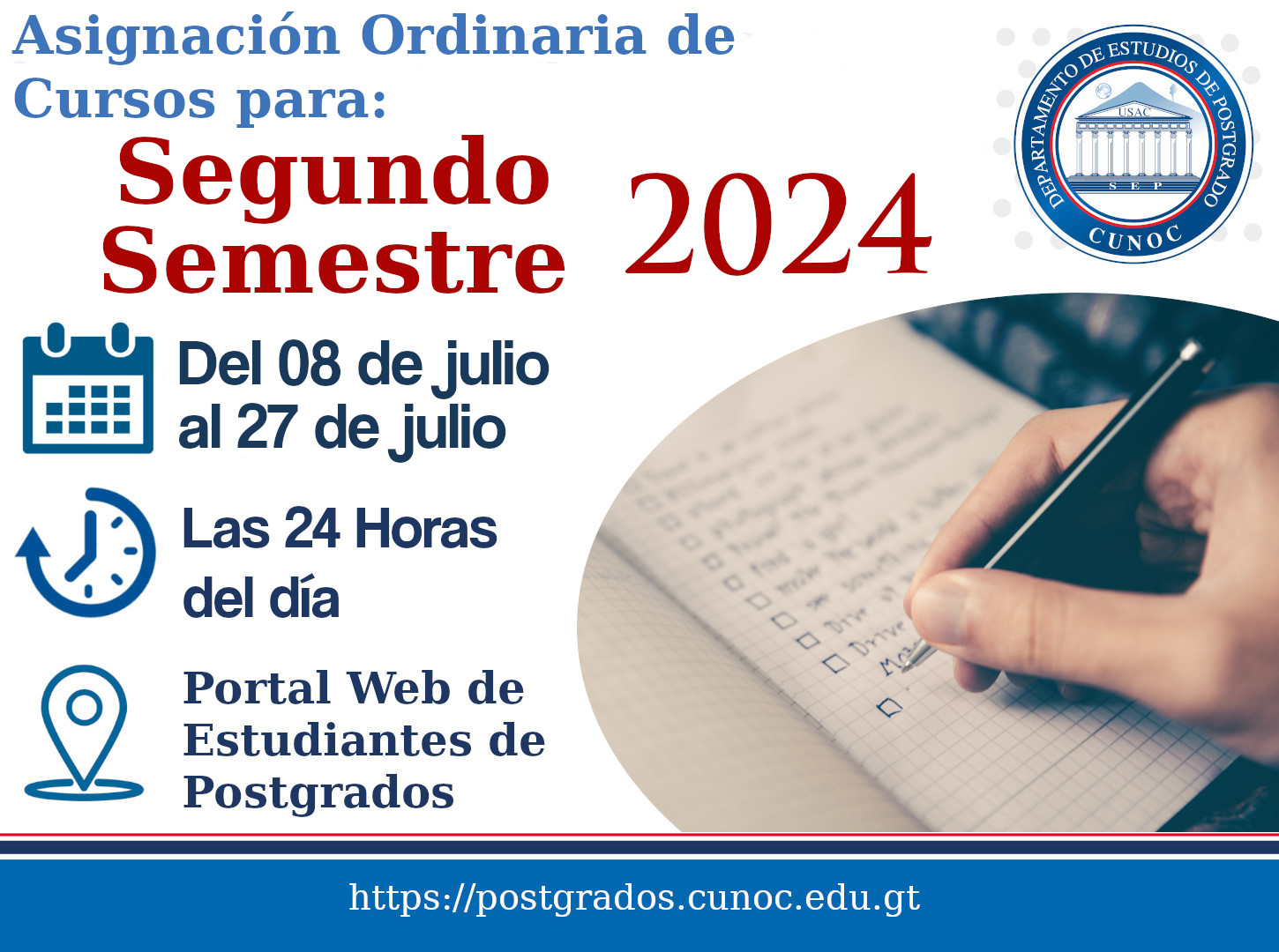 Asignación Ordinaria de Segundo Semestre 2024	