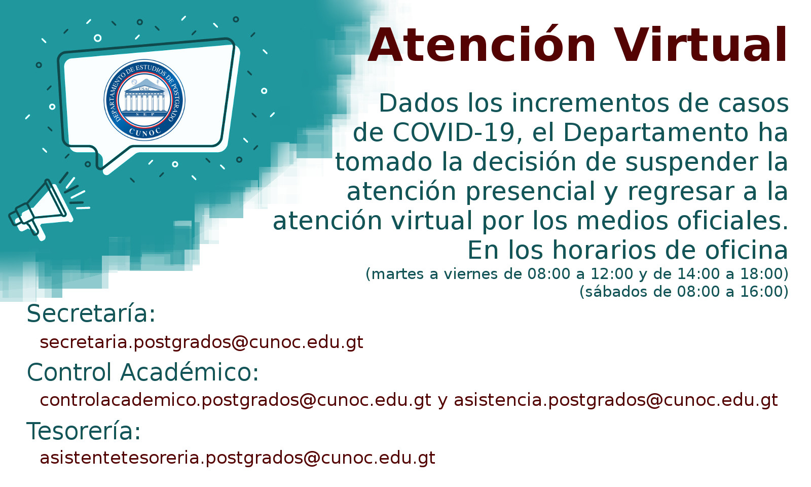Atención al público Abril 2021