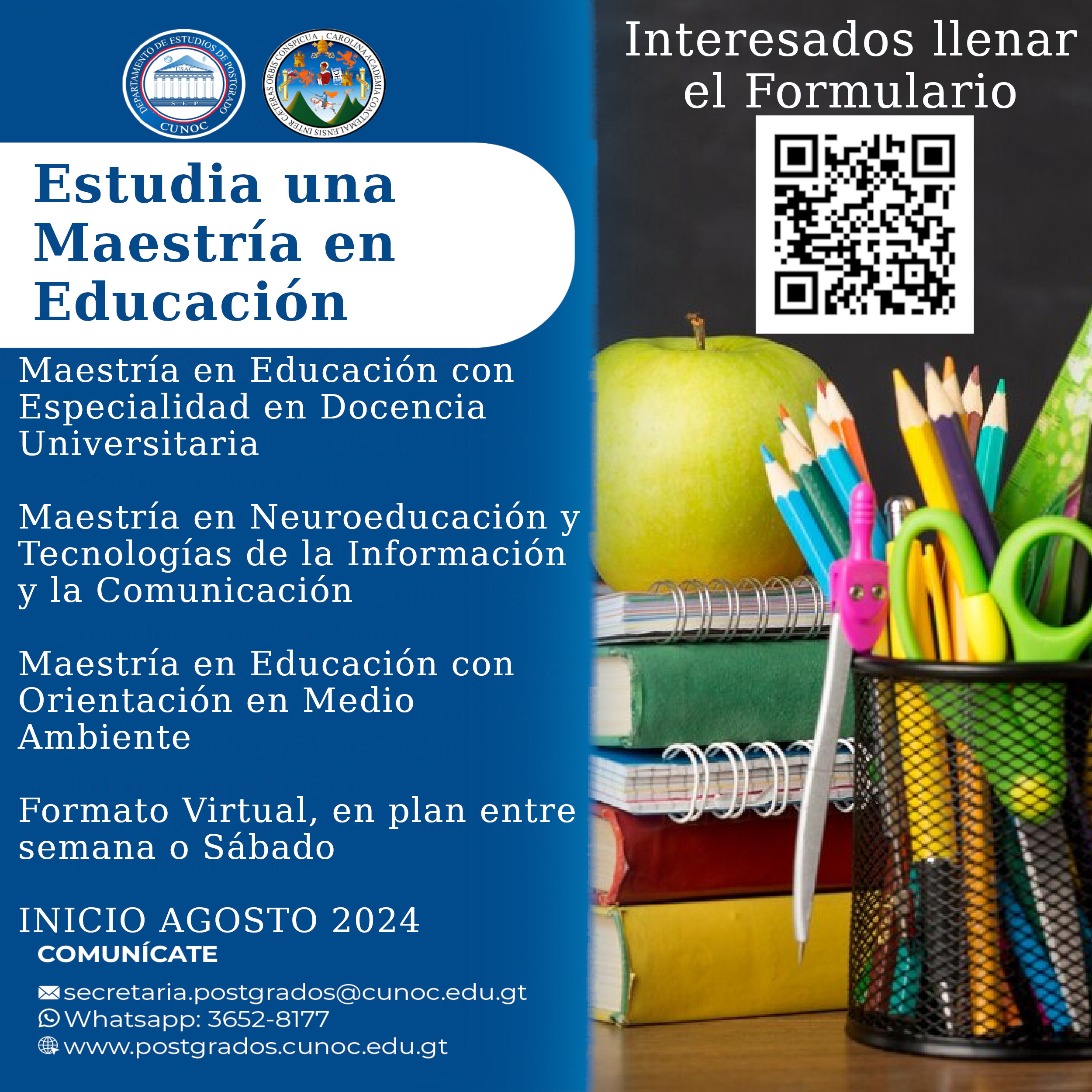 Maestrías en Educación Nueva Cohorte 2024