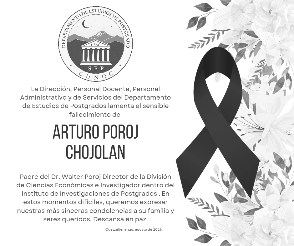Esquela Arturo Poroj Chojolan 