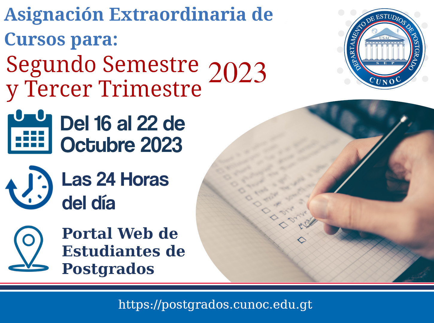 Asignaciones Extraordinarias de Tercer Trimestre y Segundo Semestre 2023