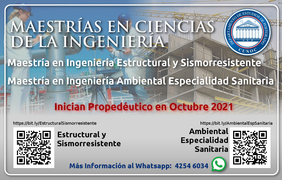 Propedéuticos de Maestrías en Ingeniería para la cohorte 2022