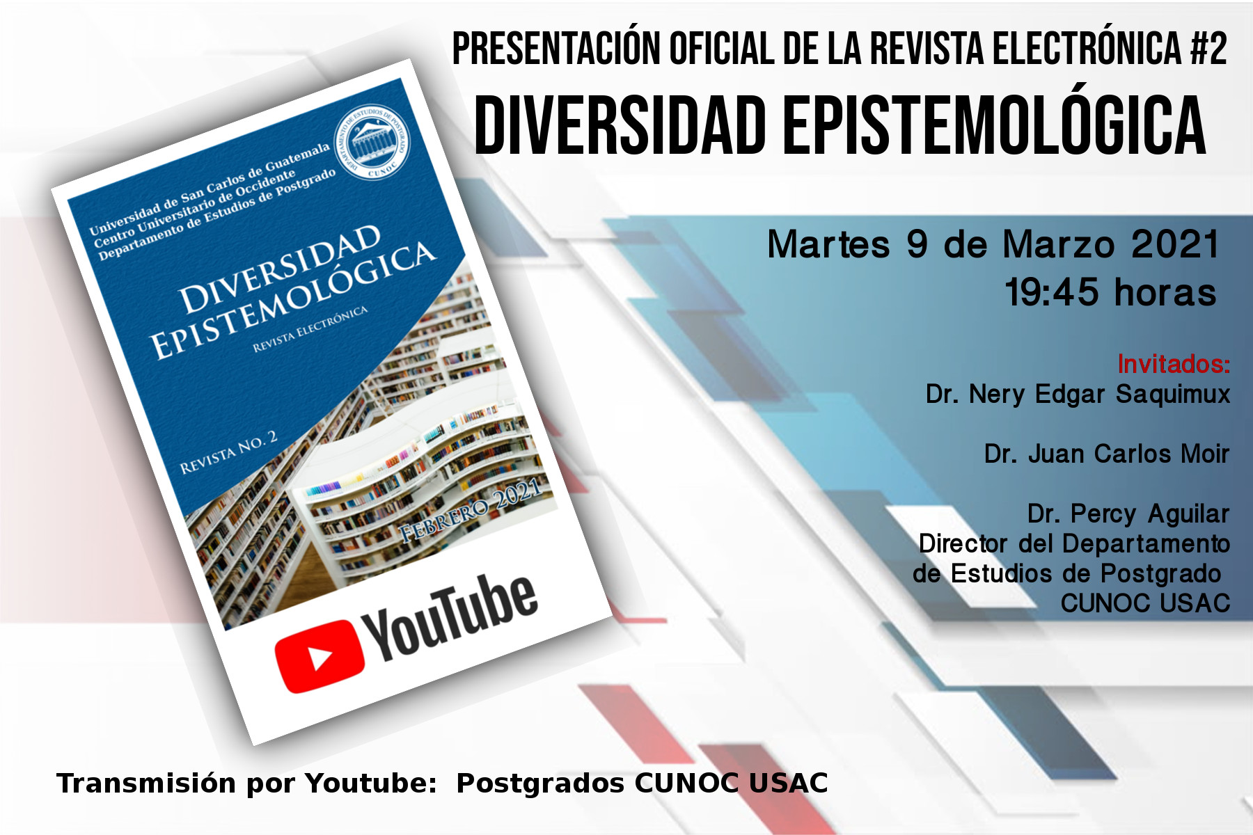 Presentación de la Revista No.2 Diversidad Epistemológica