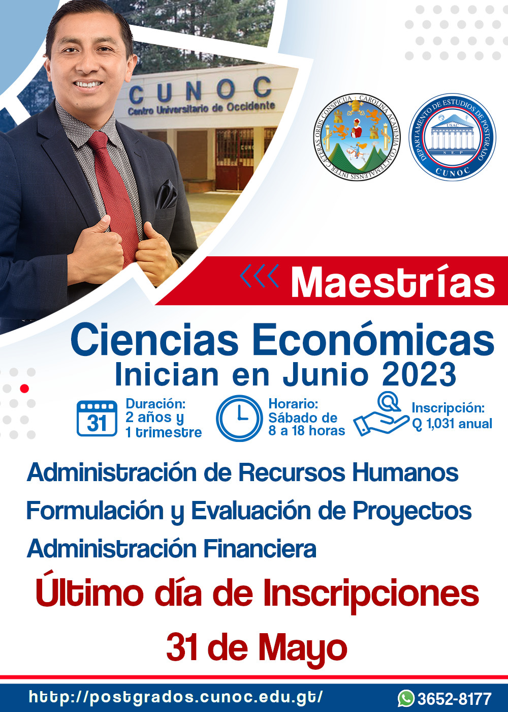 Últimos Días de Inscripción a Ciencias Económicas 2023