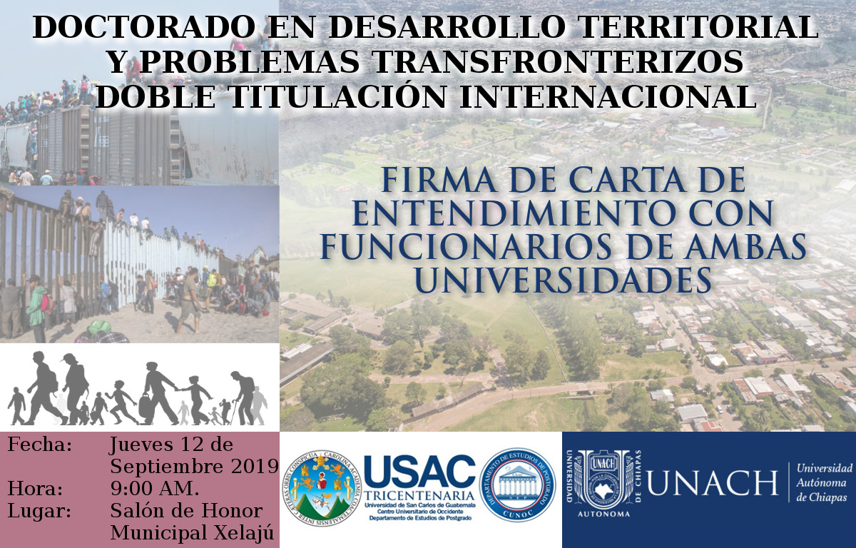 Presentación y Firma de Convenio Doctorado