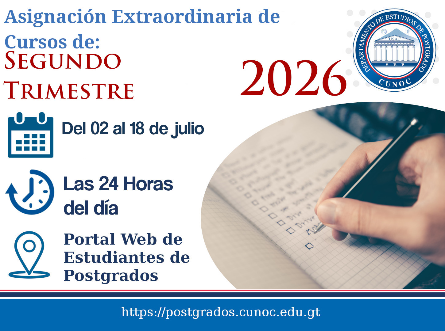 Asignación Extraordinaria de Segundo Trimestre 2026