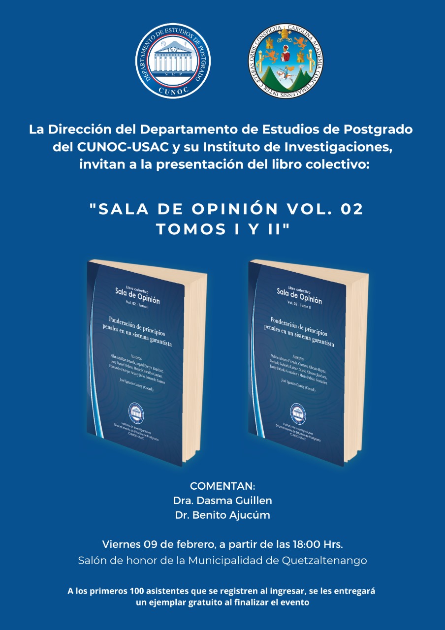 Presentación de Libro Sala de Opinión Vol 2