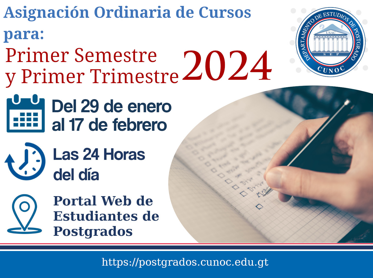 Asignaciones de Primer Trimestre y Primer Semestre 2024