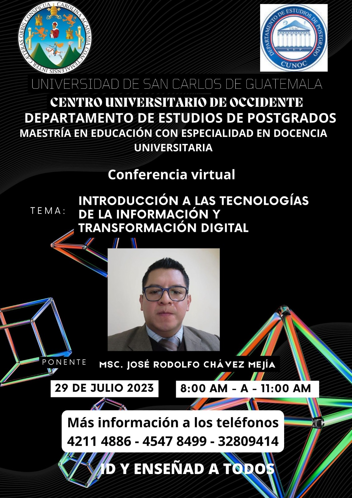 Charla Introducción a Tecnologías de la Información y Transformación Digital