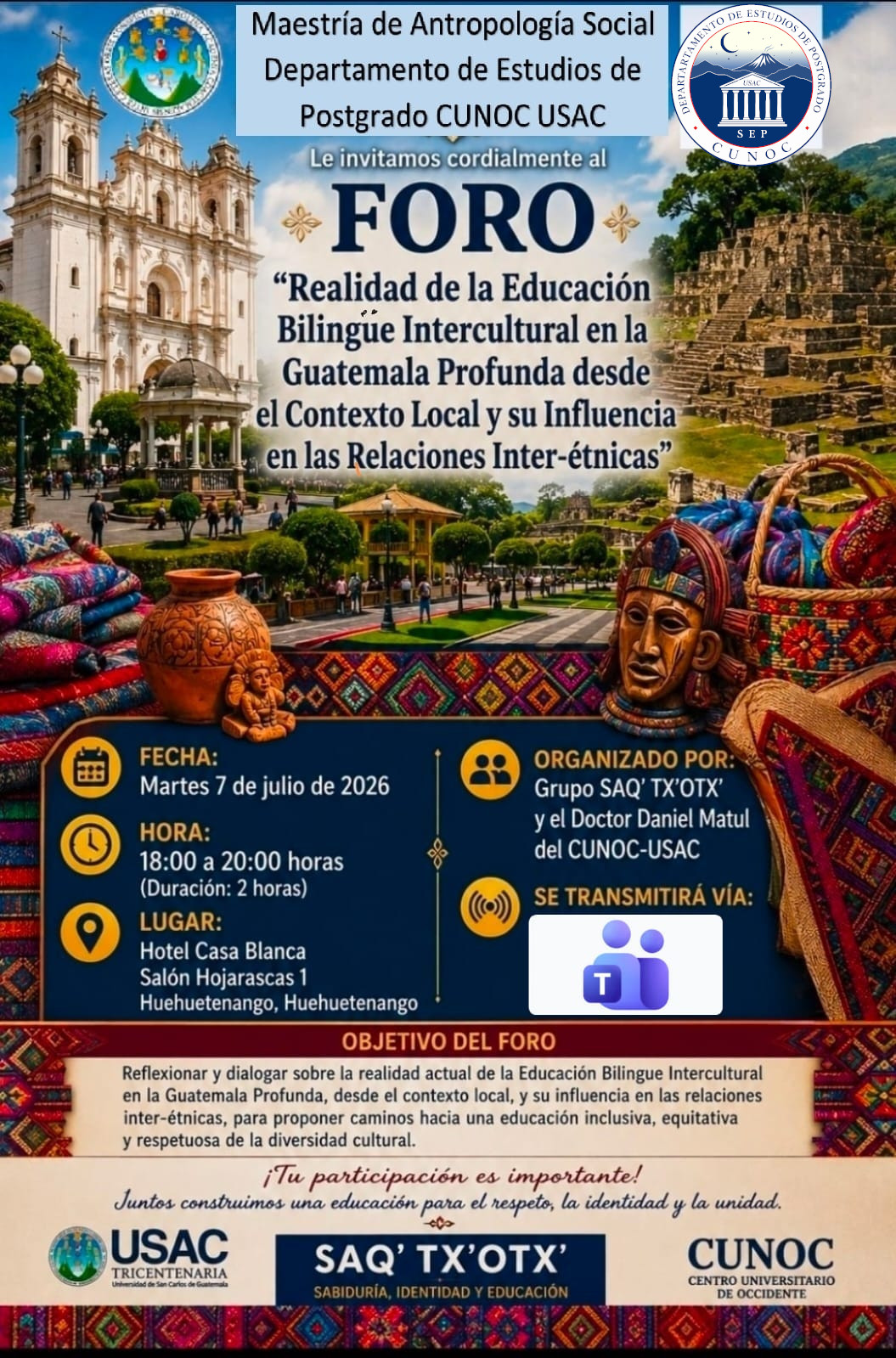 Foro: Realidad de la Educación Bilingüe Intercultural
