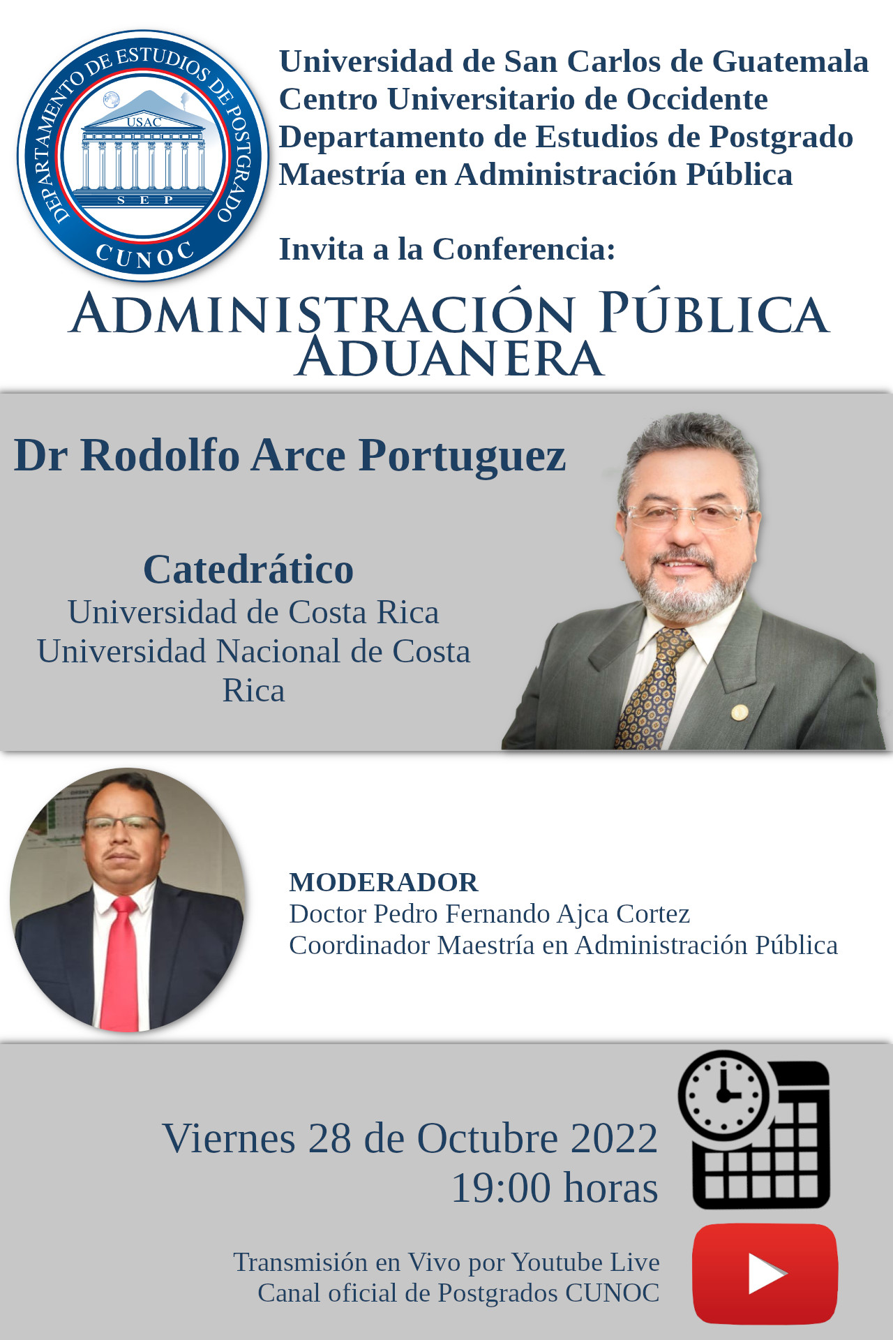 Conferenica Administración Pública Aduanera