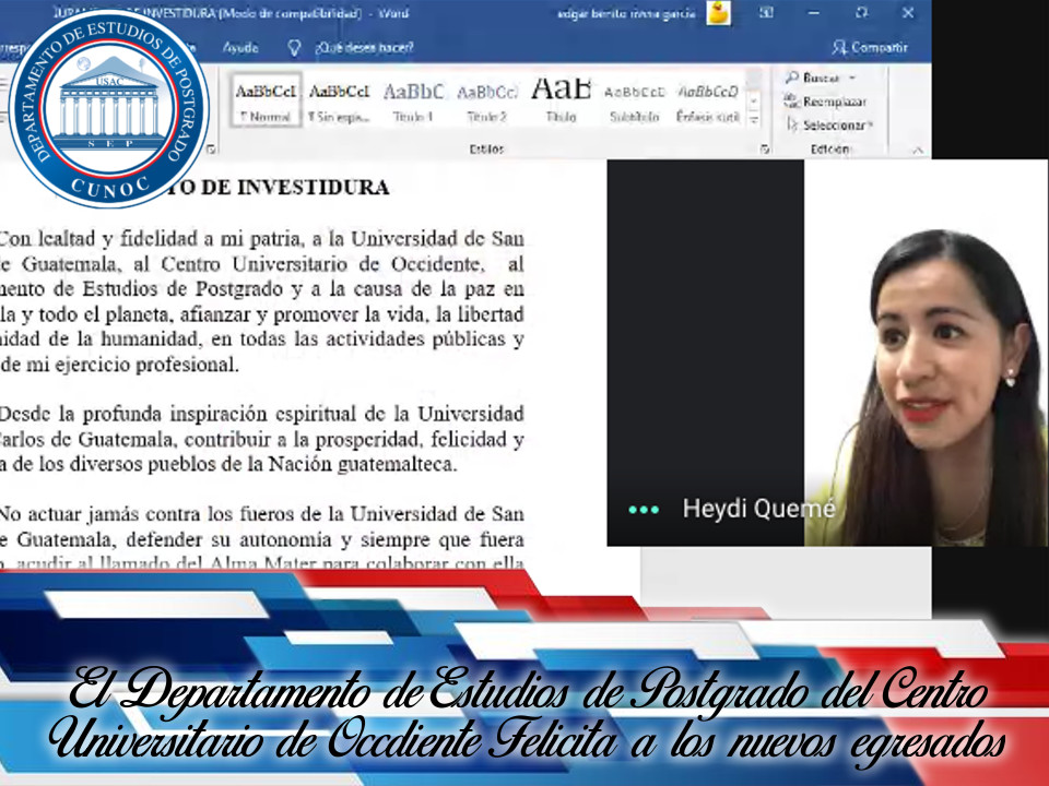 Graduación Heydi Queme
