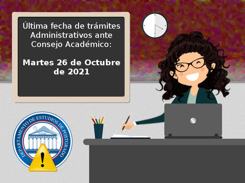 Último día para trámites ante Consejo Académico