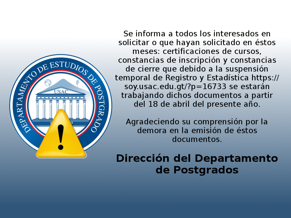 Información sobre Emisión de Constancias y Certificaciones
