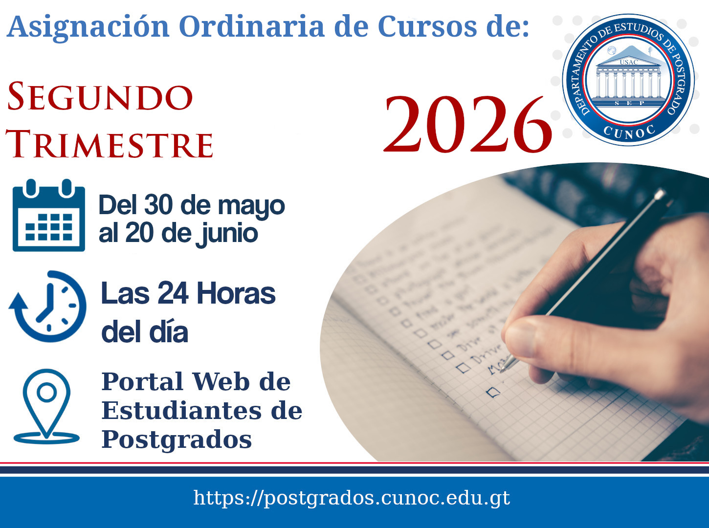 Asignación Ordinaria de Segundo Trimestre 2026