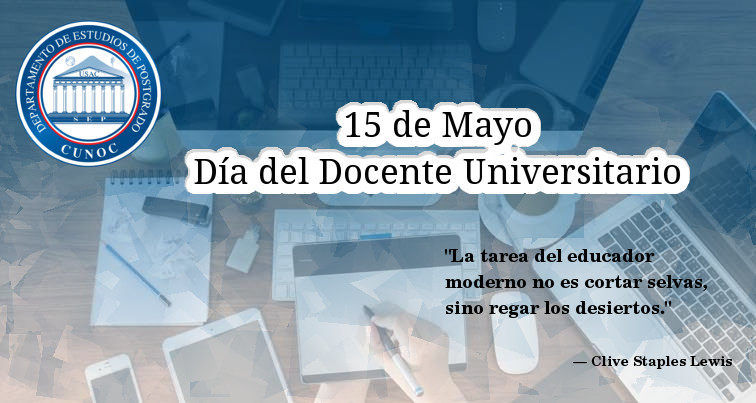 Feliz día del Docente Universitario