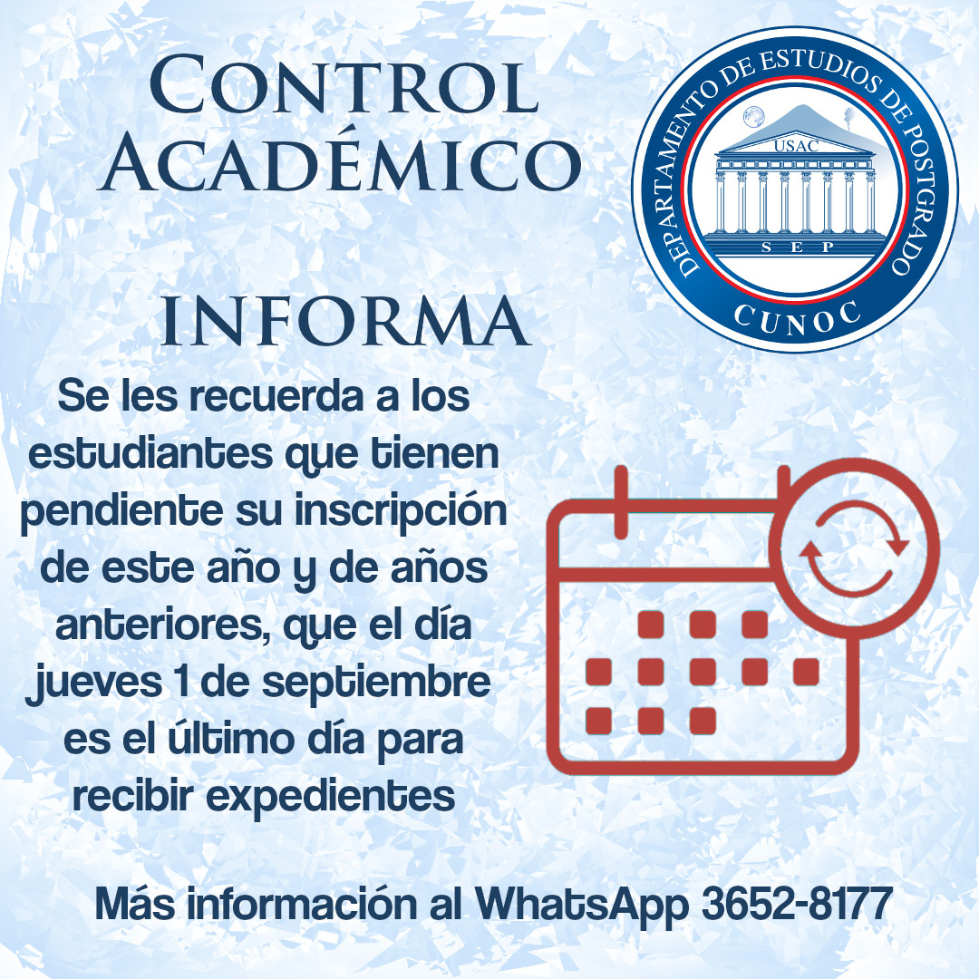 Estudiantes con Inscripción Pendiente