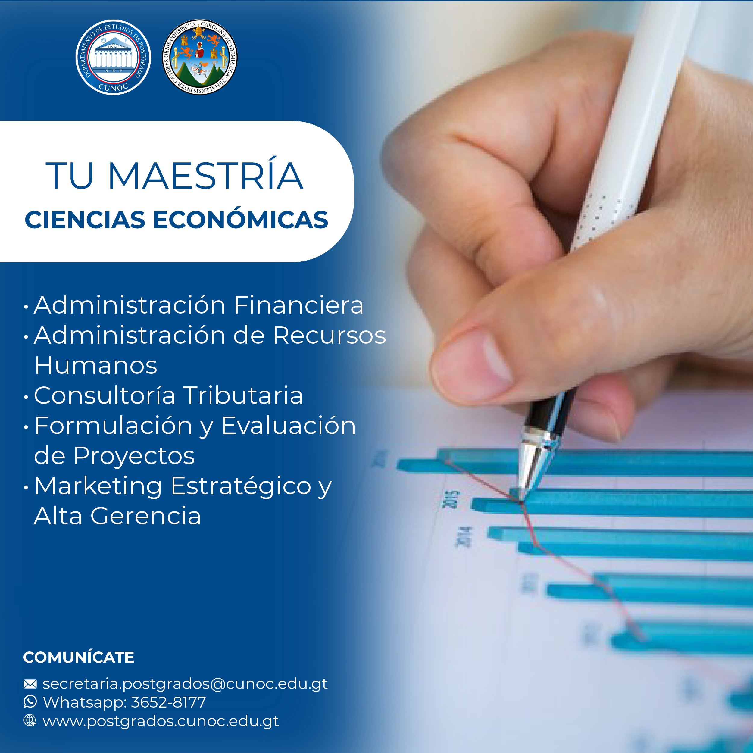 Estudia Maestrías en ciencias Económicas