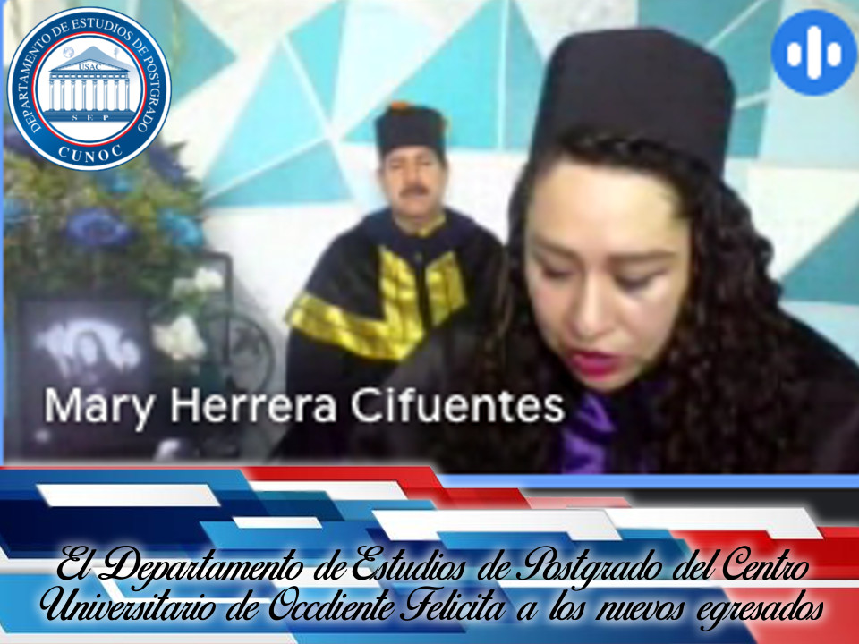 Graduación María Herrera