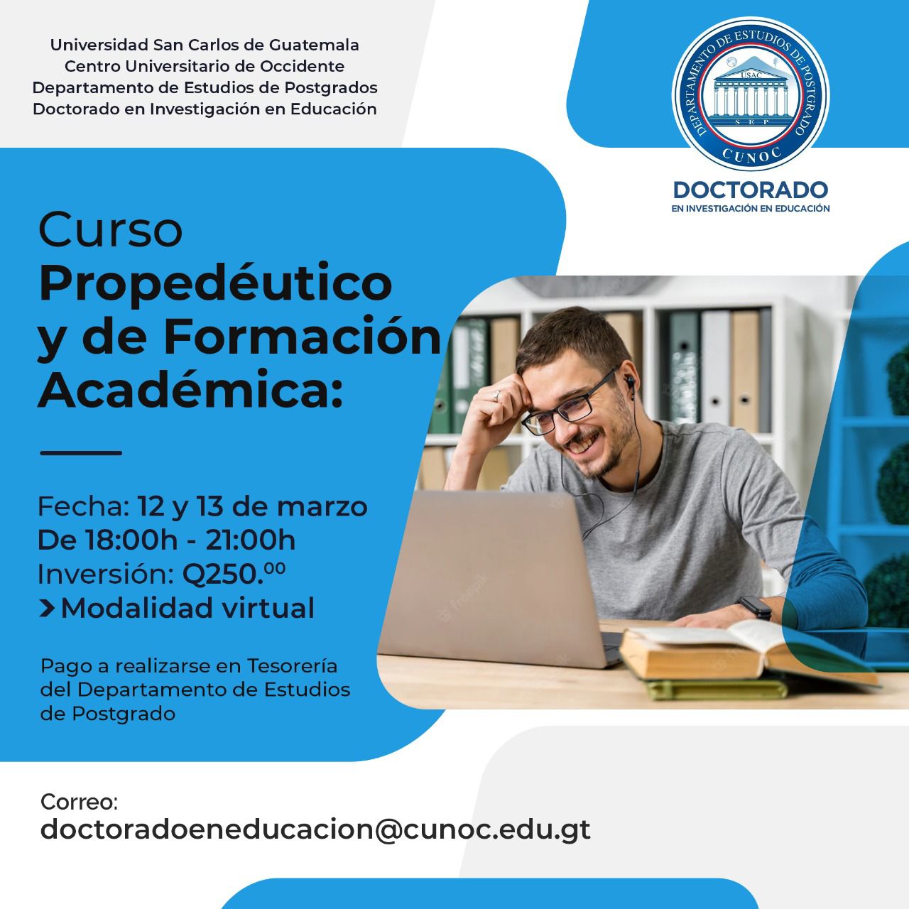 Propedéutico para Doctorado en Investigación en Educación 2022