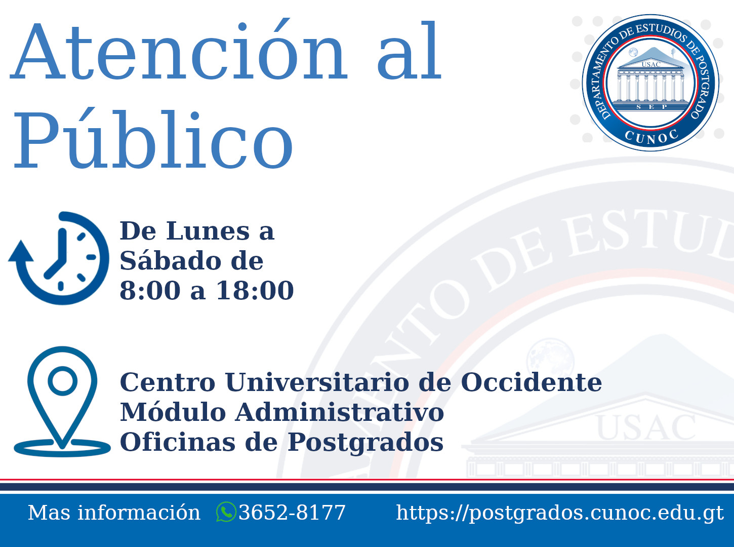 Atención al público 2023