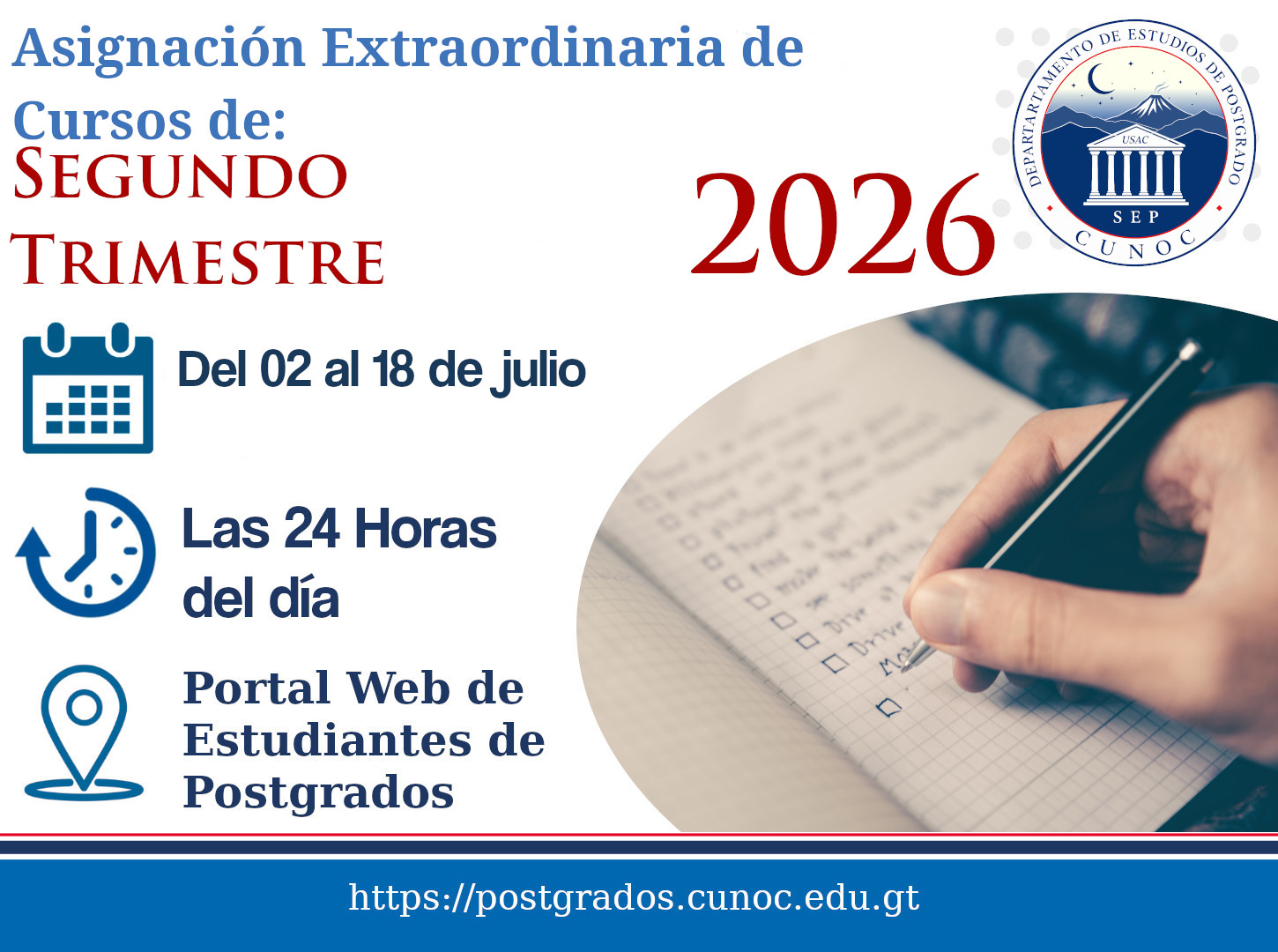 Asignación Extraordinaria de Segundo Trimestre 2026