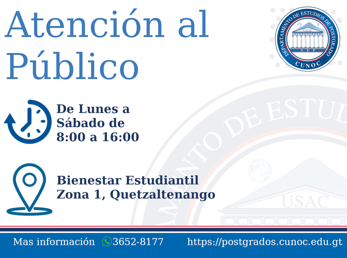Atención al público 2023