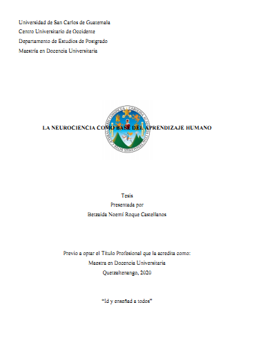 La neurociencia como base del aprendizaje humano
