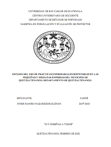 Estudio del uso de prácticas empresariales sostenibles en las pequeñas y medianas empresas 
