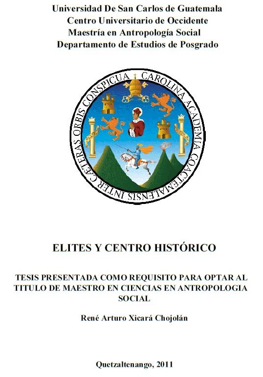 ELITES Y CENTRO HISTÓRICO