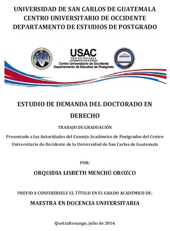 ESTUDIO DE DEMANDA DEL DOCTORADO EN DERECHO