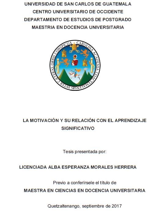 LA MOTIVACIÓN Y SU RELACIÓN CON EL APRENDIZAJE SIGNIFICATIVO